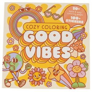 Cozy Coloring Good Vibes: With Stickers -- Parragon Books